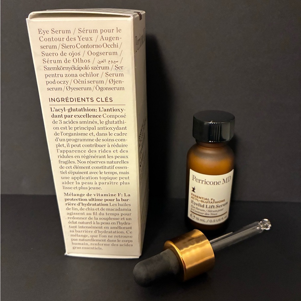 Perricone MD Essential Fx Acyl-Glutathione Eyelid Lift Serum $129 MSRP Full Size - Picture 4 of 6
